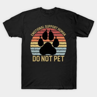 Emotional Support Human T-Shirt